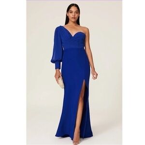 Elle Zeitoune Charles One Shoulder Gala Gown